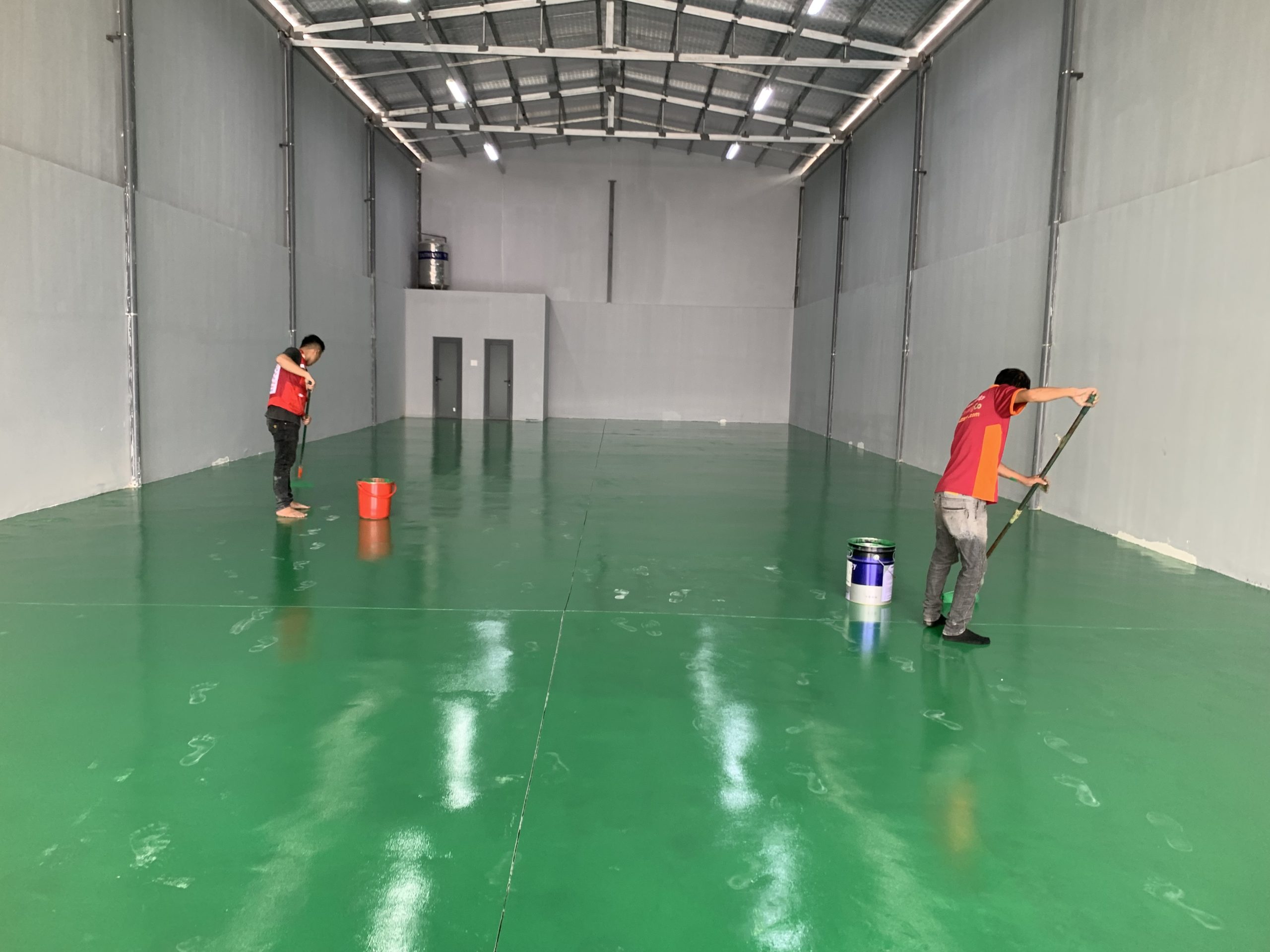 Thi công sơn epoxy Bình Dương