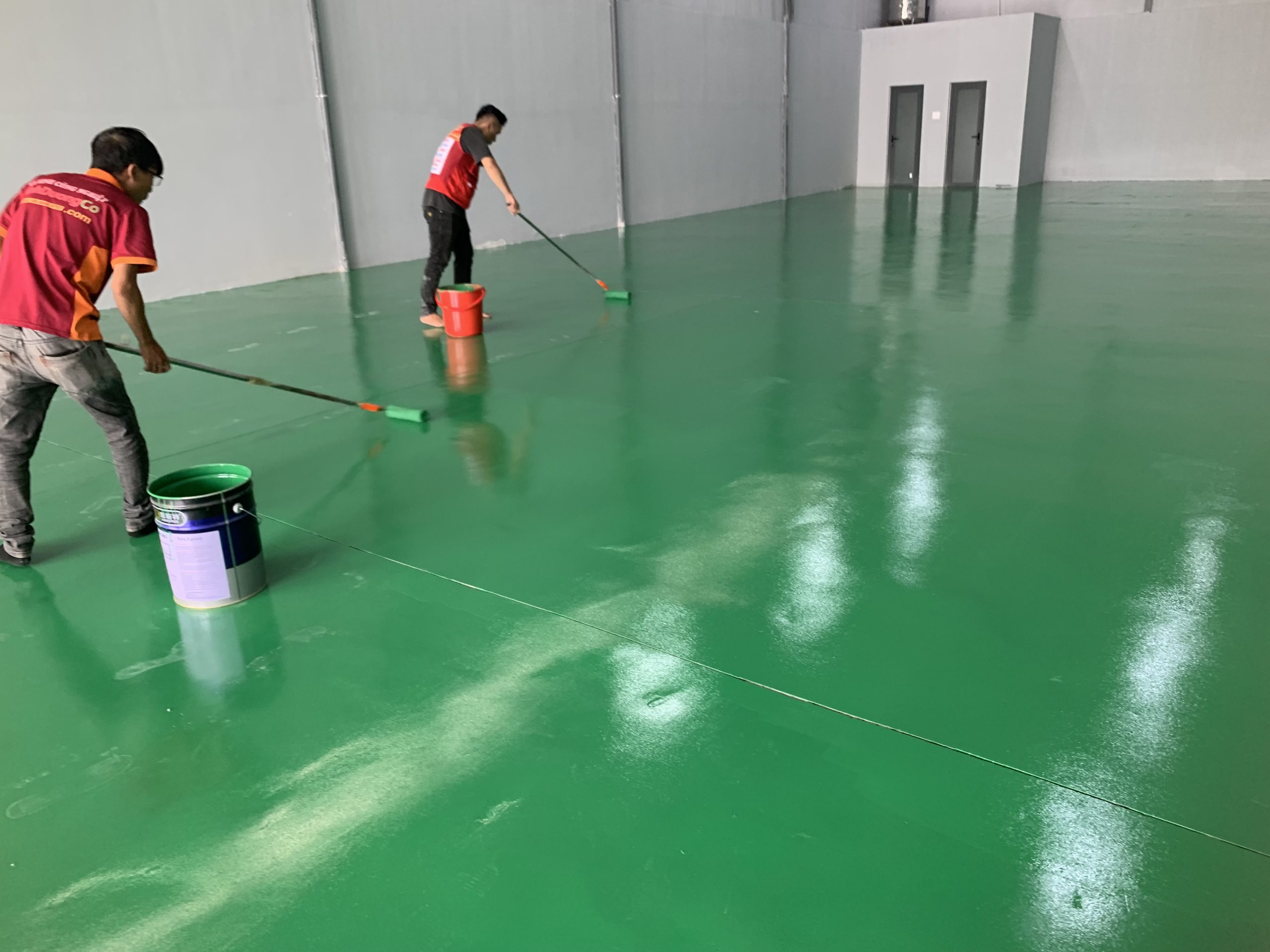 Thi công sơn epoxy Bình Dương