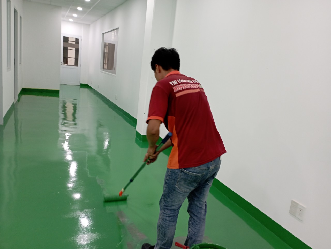 Thi công sơn epoxy Bình Dương