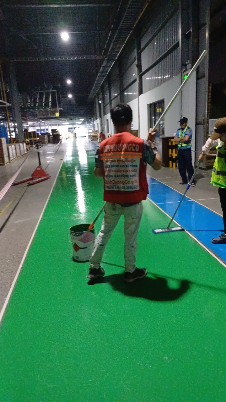 Thi Công Sơn Epoxy Hệ Lăn Rulo Thi Công Sơn Epoxy Hệ Lăn Rulo