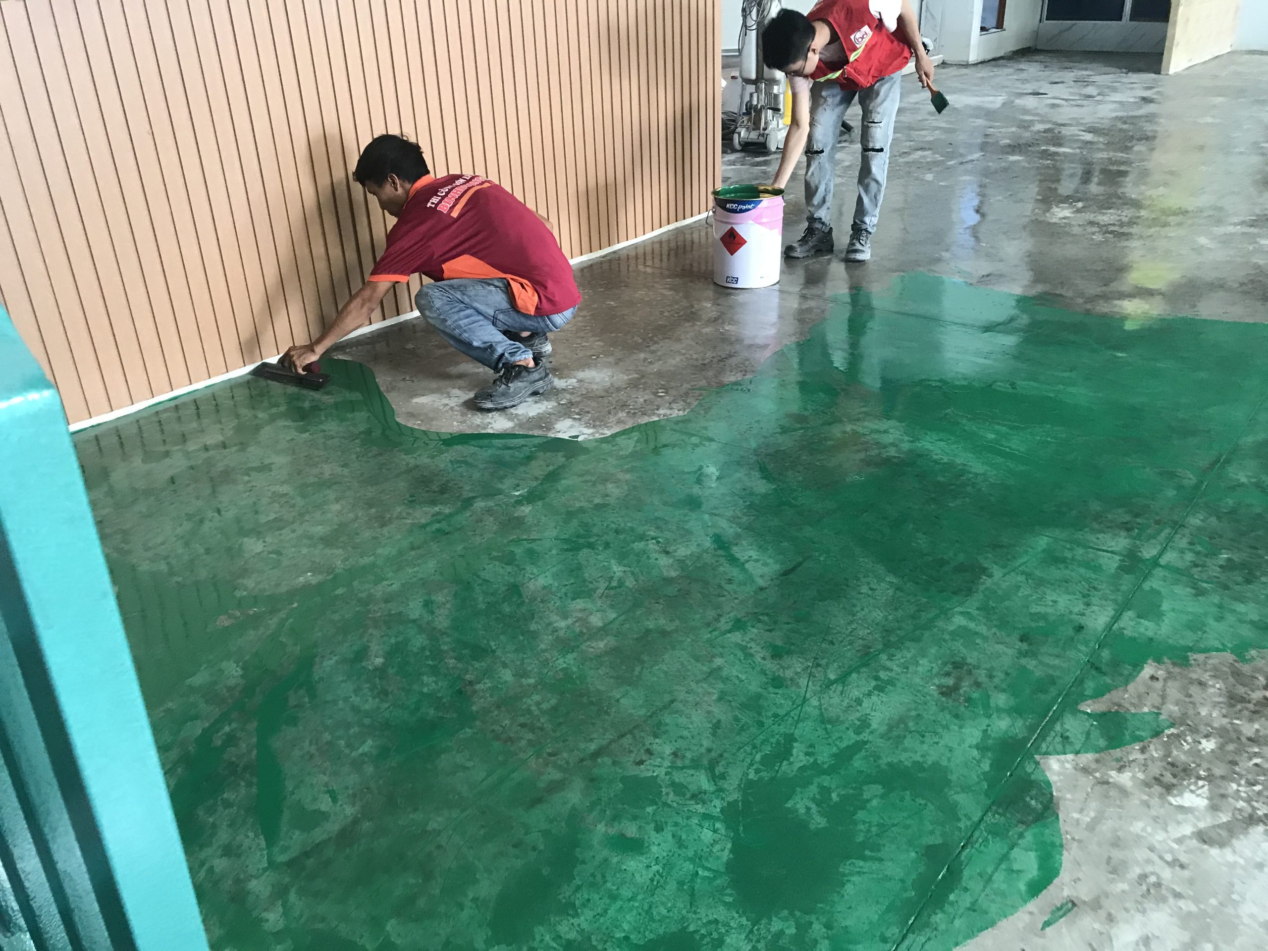Thi Công Sơn Epoxy Nền Nhà Xưởng