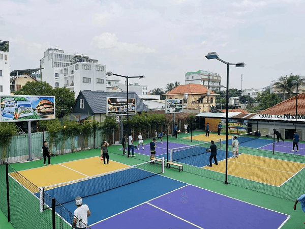Quy trình thi công sơn sàn epoxy cho sân pickleball