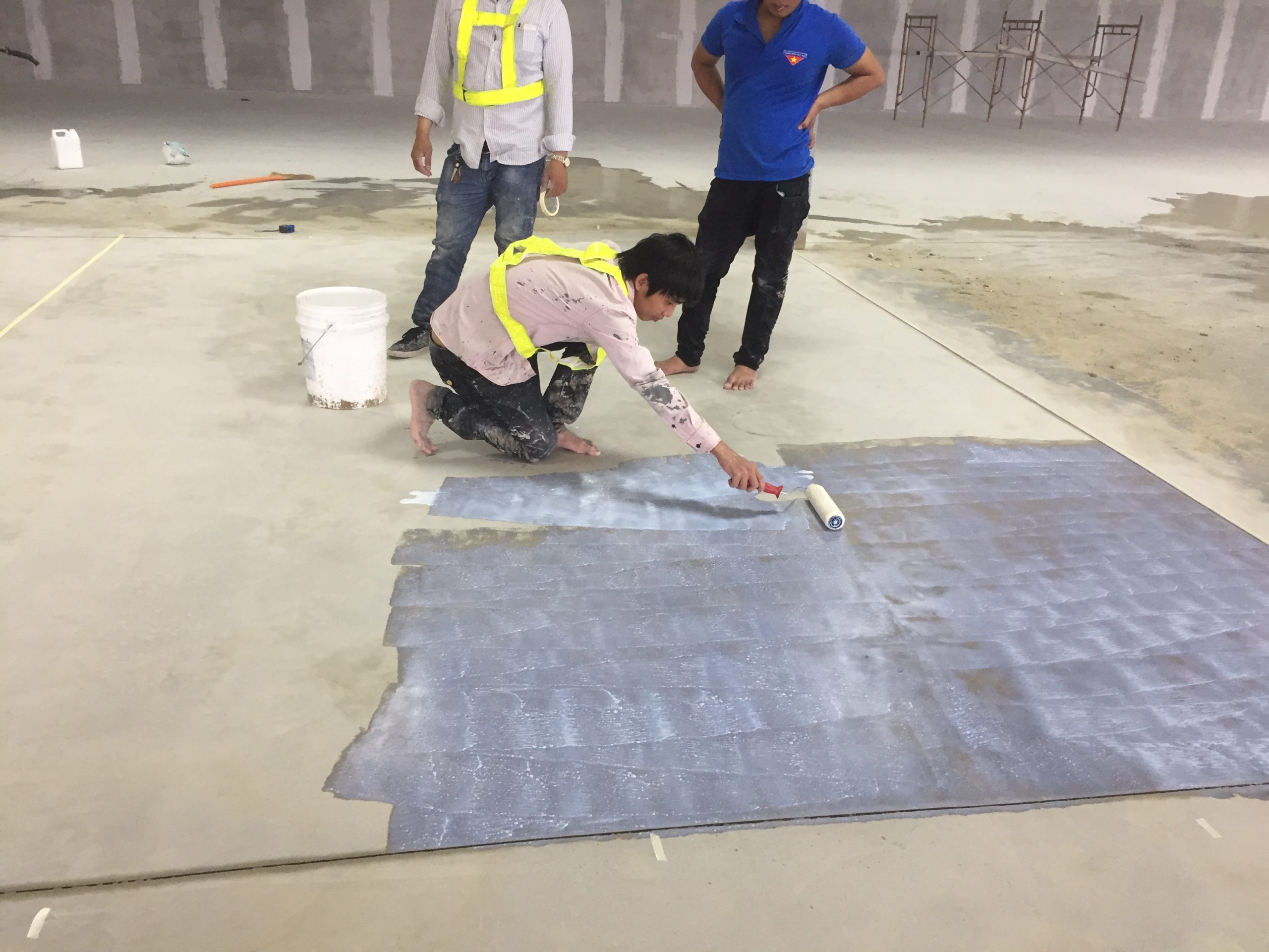 Quy trình thi công vữa tự san phẳng