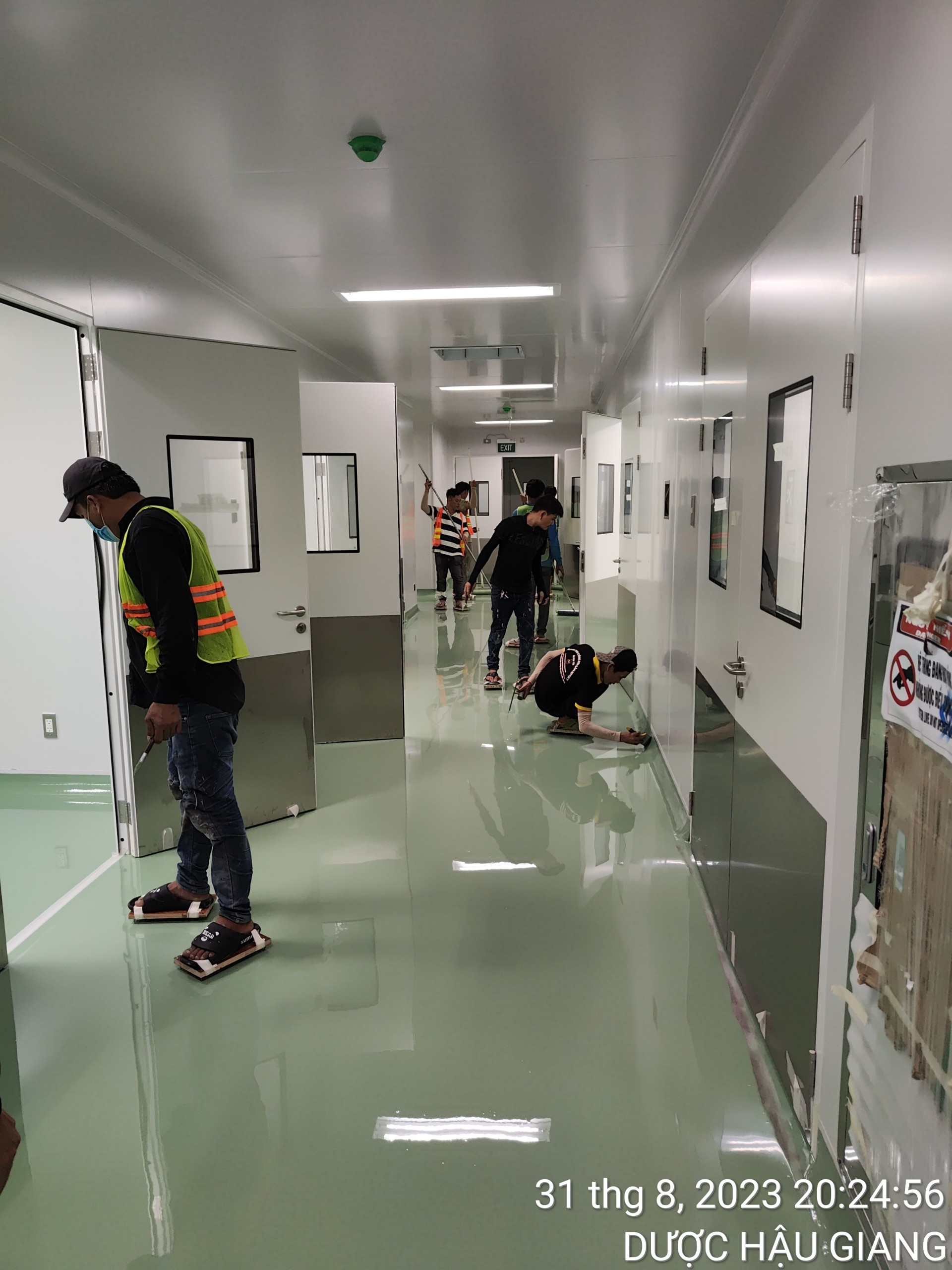 Thi công sơn Epoxy PU