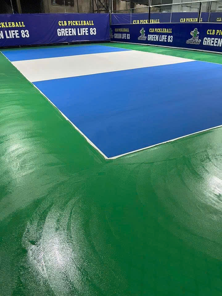 Thi Công Sơn Sân Pickleball Tại Bình Dương