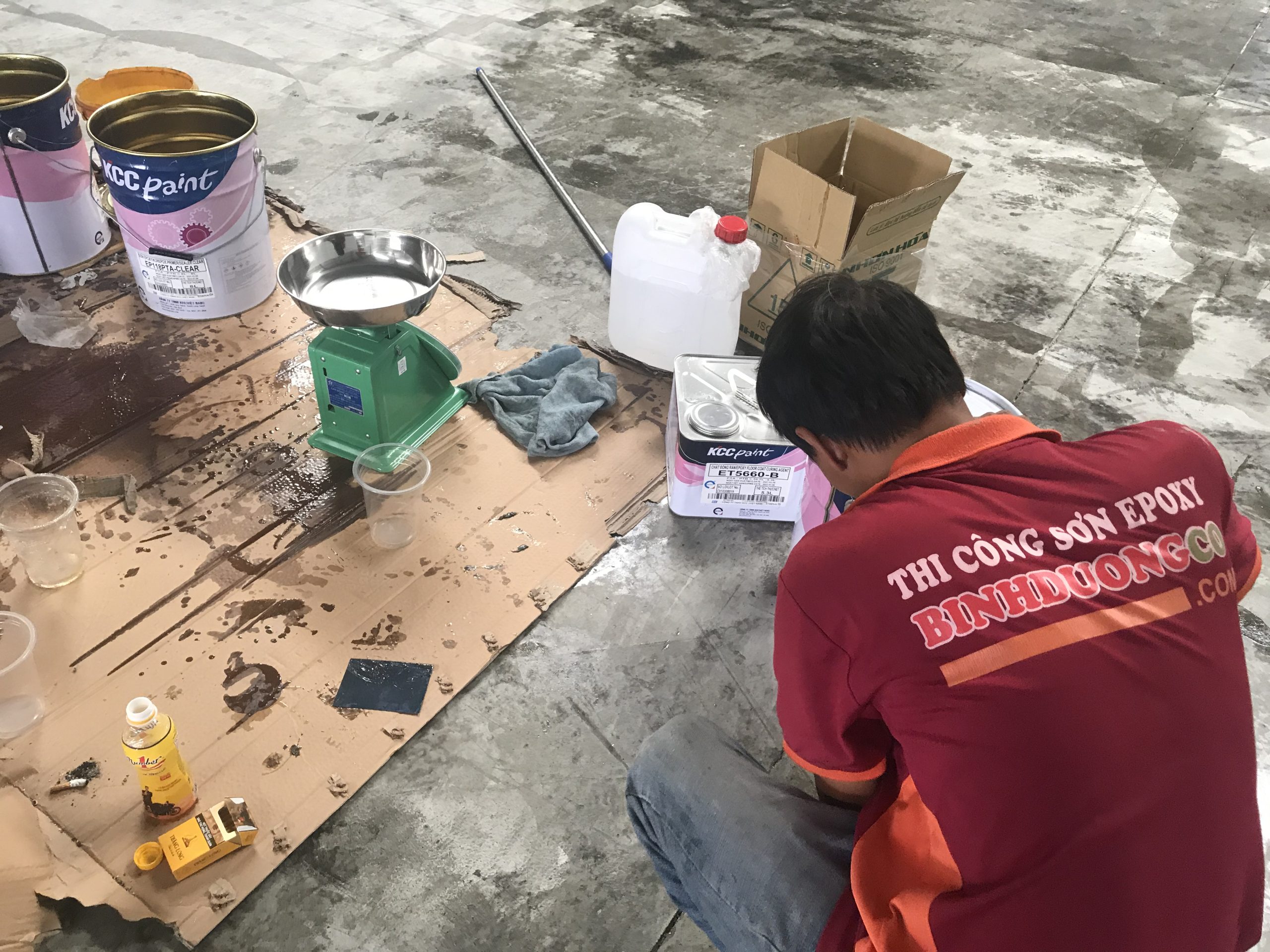 Định Mức Sơn Lót Epoxy EP118 Trên 1m²