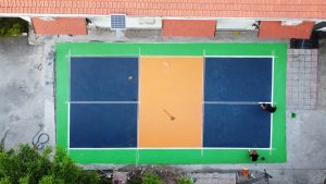 Thi công sơn sân pickleball Bình Dương