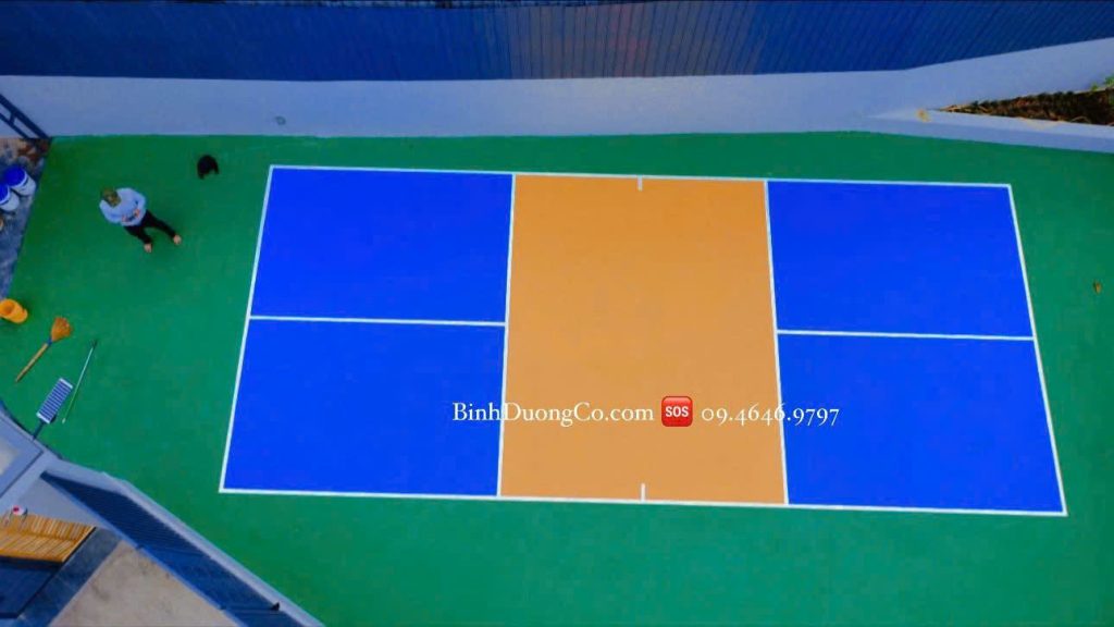 sơn sân Pickleball Bình Dương